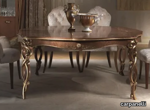 VANITY - Square solid wood table _ carpanelli