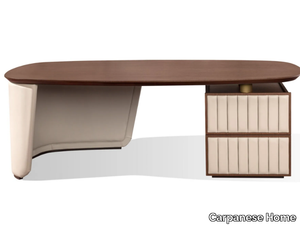 ARTHUR S - Rectangular wooden office desk with drawers _ Carpanese Home