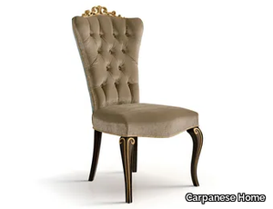 5009 - Tufted velvet chair high-back _ Carpanese Home