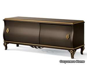 5016 - Wooden TV cabinet with sliding doors _ Carpanese Home