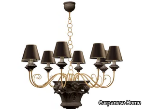 5475 - Wooden chandelier _ Carpanese Home