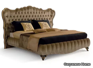 6089 - Velvet king size bed with tufted headboard _ Carpanese Home