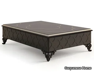 6132 - Low wooden coffee table with storage space _ Carpanese Home