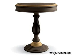 6230 - Round wooden high side table _ Carpanese Home