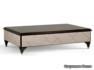 6632 - Coffee table with drawer and mirrored glass insert _ Carpanese Home