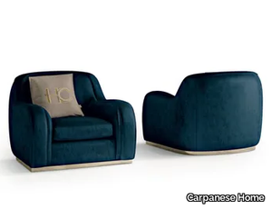 6737 - Nabuk armchair with armrests _ Carpanese Home