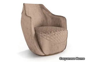 7043 - Velvet armchair with armrests _ Carpanese Home