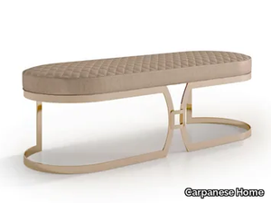 7087 - 7387 - Upholstered bench with metal base _ Carpanese Home