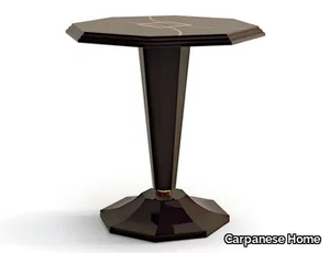 7030 - 7330 - Octagonal wooden high side table _ Carpanese Home