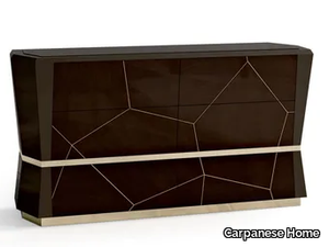 7571 - Wooden chest of drawers with integrated handles _ Carpanese Home