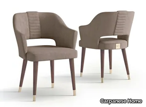 7909 - Upholstered nabuk chair with armrests _ Carpanese Home