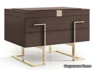 7922 - Rectangular wooden bedside table with drawers _ Carpanese Home