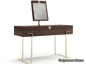 7927 - Wooden dressing table with drawer and mirror _ Carpanese Home