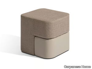 ROCHA - Low fabric stool _ Carpanese Home