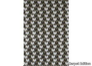 CUBE - Rectangular wool rug with geometric shapes _ Carpet Edition