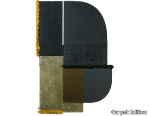 SELCE 2 GOETHITE BLUE - Rug with geometric shapes _ Carpet Edition