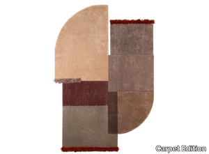 SELCE 4 EMATHITE RED - Rug with geometric shapes _ Carpet Edition