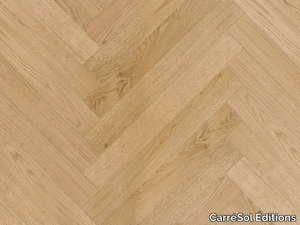 BÂTON ROMPU CHÊNE CONTRECOLLÉ MAROON - Brushed oak parquet _ CarréSol Éditions