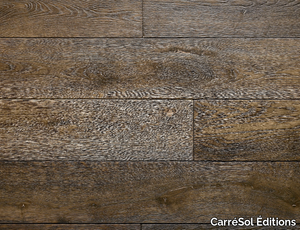 PLANCHER VIEILLI CHÊNE MASSIF PARISIEN - Brushed oak parquet _ CarréSol Éditions