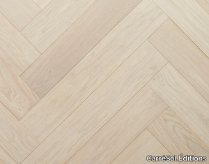 BÂTON ROMPU CHÊNE CONTRECOLLÉ POLAR - Brushed oak parquet _ CarréSol Éditions