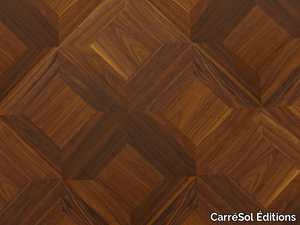 DALLES NOYER U.S SEMI-MASSIF CECINA - Walnut parquet _ CarréSol Éditions