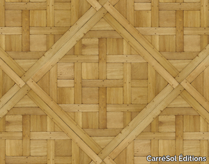 DALLE DE VERSAILLES AUTHENTIQUE CHÊNE MASSIF COULANGES - Oak parquet _ CarréSol Éditions