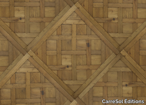 DALLE DE VERSAILLES AUTHENTIQUE CHÊNE MASSIF SULLY - Oak parquet _ CarréSol Éditions