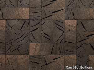 BOIS DE BOUT MASSIF BOG OAK - Oak parquet _ CarréSol Éditions