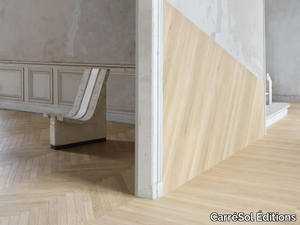 PARQUET CHÊNE SEMI-MASSIF CHEVRON NATURALIZZATO - Oak parquet _ CarréSol Éditions