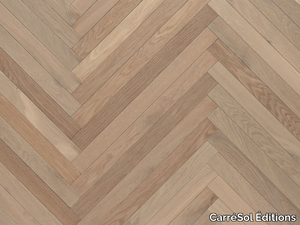 PARQUET CHÊNE SEMI-MASSIF CHEVRON SANIBEL - Oak parquet _ CarréSol Éditions