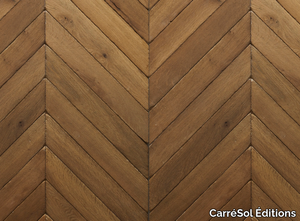 POINT DE HONGRIE AUTHENTIQUE CHÊNE MASSIF SULLY - Oak parquet _ CarréSol Éditions