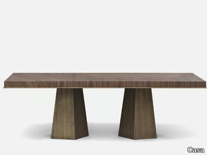 LEVANZO - Rectangular wooden dining table _ Casa