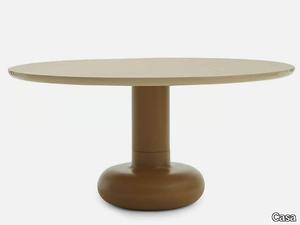 TIRRENO I - Round glass-fibre dining table _ Casa