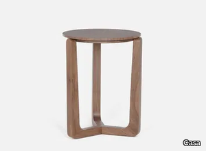 PLATI - Round wooden side table _ Casa
