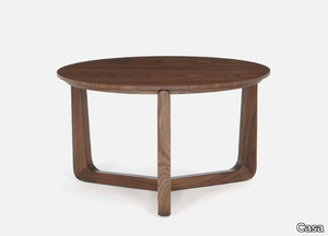 PLATI - Round wooden coffee table _ Casa