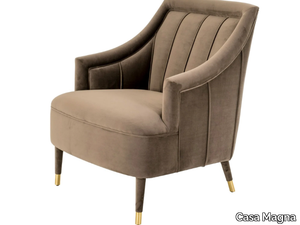 CÓRDOBA - Fabric armchair with armrests _ Casa Magna