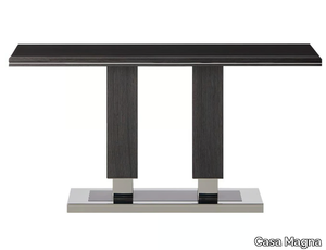 COLUNA - Rectangular wood veneer console table _ Casa Magna