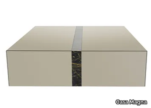 LEGADO - Rectangular mirrored glass coffee table _ Casa Magna