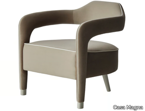 INVICTA - Fabric easy chair with armrests _ Casa Magna