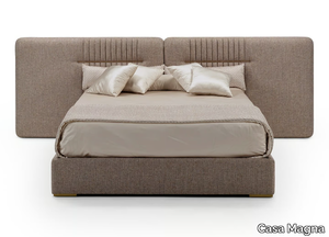 LOREN - Fabric double bed with upholstered headboard _ Casa Magna