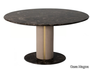 LUNA - Round natural stone table _ Casa Magna