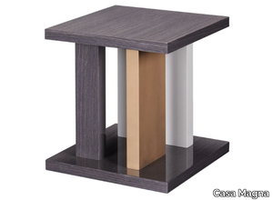 MOLIÉRE - Square wood veneer coffee table _ Casa Magna