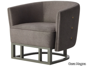 POEMA II - Fabric armchair with armrests _ Casa Magna