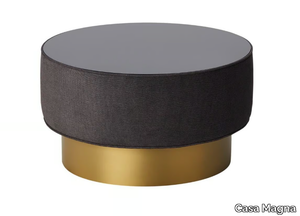 PALMA - Low round fabric coffee table _ Casa Magna