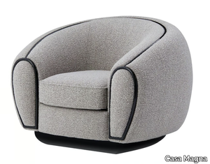 VENDÔME - Fabric armchair with armrests _ Casa Magna