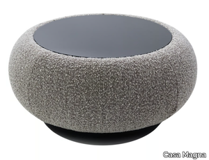 VENDÔME - Low round fabric coffee table _ Casa Magna