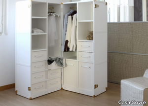 DAKAR - Trunk-wooden wardrobe with drawers _ Casa Covre