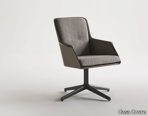 FLY - Fabric office chair with armrests _ Casa Covre