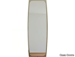 LAGO - Leather-covered framed mirror _ Casa Covre