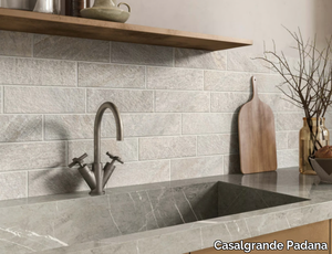 BRICKWORKS PETRA - Porcelain stoneware wall tiles with stone effect _ Casalgrande Padana